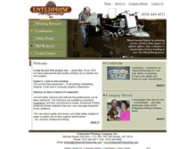 Tablet Screenshot of enterpriseprintingweb.com